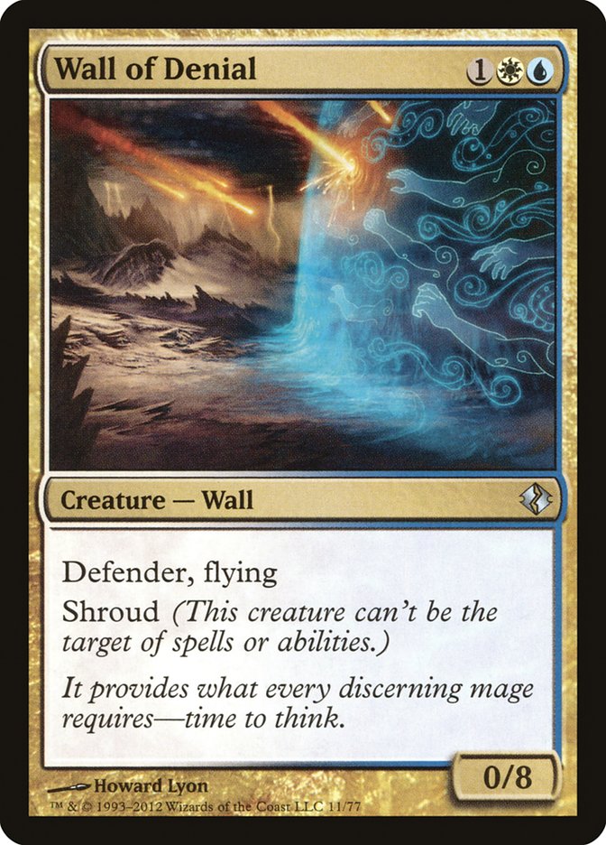 Wall of Denial [Duel Decks: Venser vs. Koth] | Dumpster Cat Games