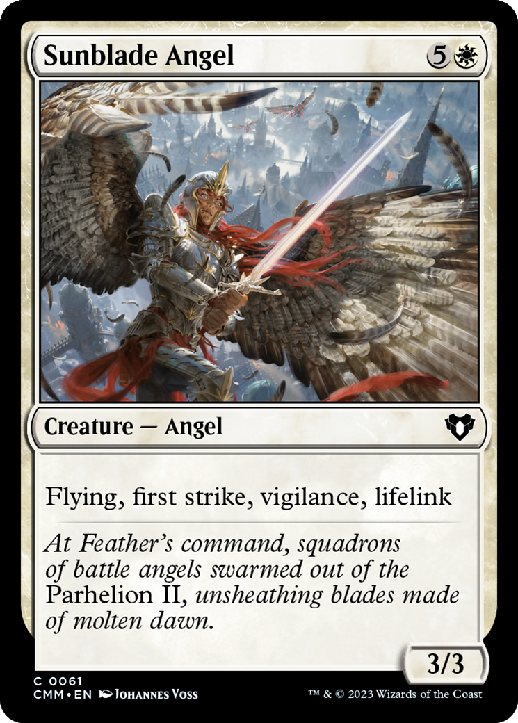 Sunblade Angel [Commander Masters] | Dumpster Cat Games