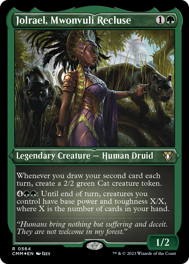 Jolrael, Mwonvuli Recluse (Foil Etched) [Commander Masters] | Dumpster Cat Games