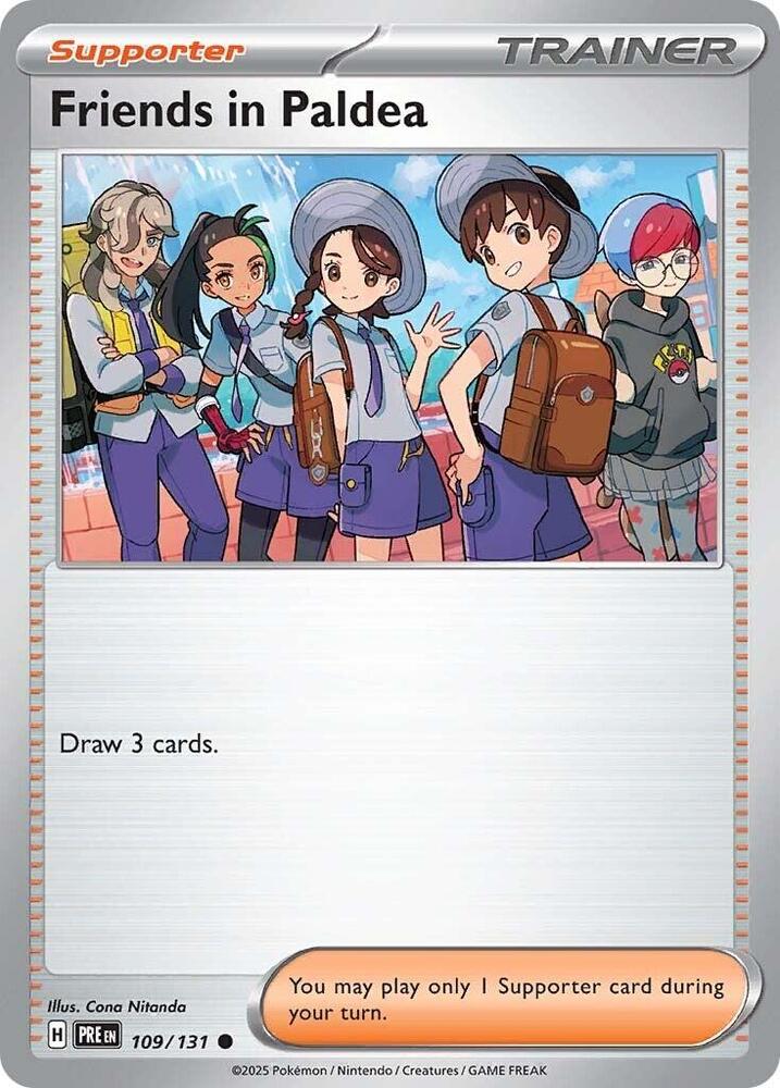Friends in Paldea (109/131) [Scarlet & Violet: Prismatic Evolutions] | Dumpster Cat Games