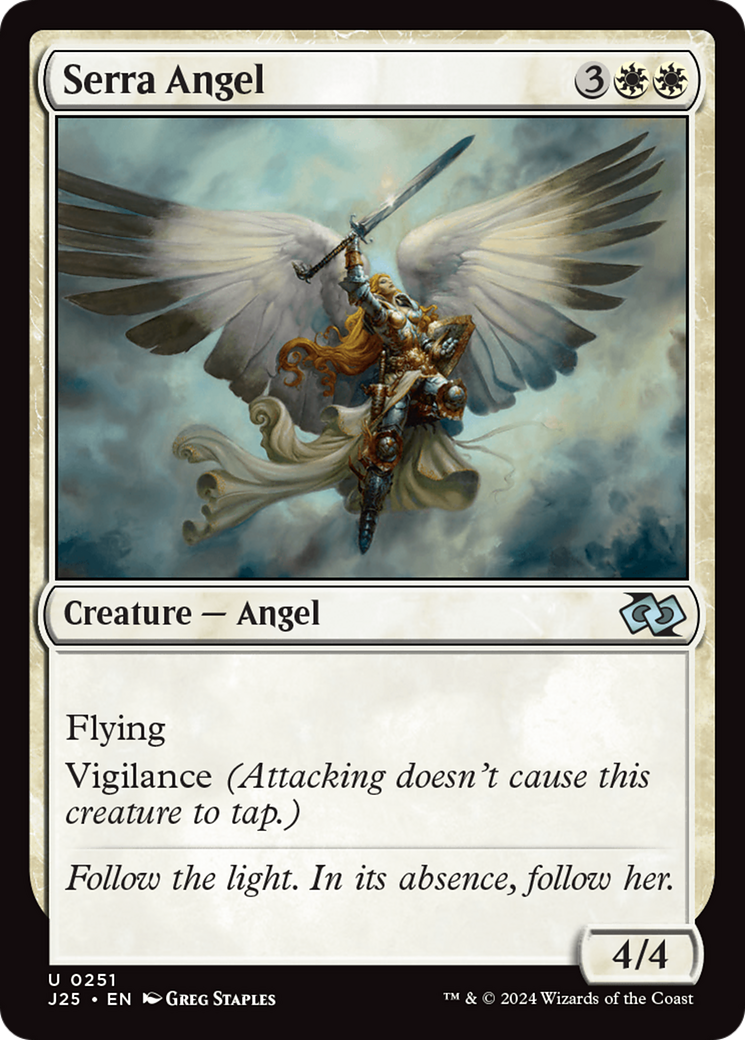 Serra Angel [Foundations Jumpstart] | Dumpster Cat Games