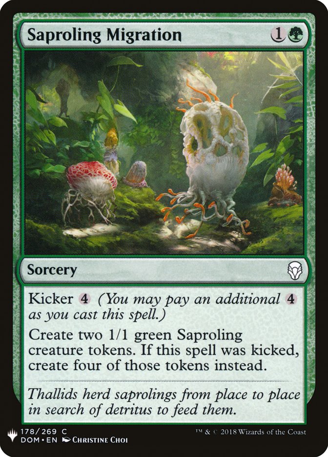 Saproling Migration [Mystery Booster] | Dumpster Cat Games