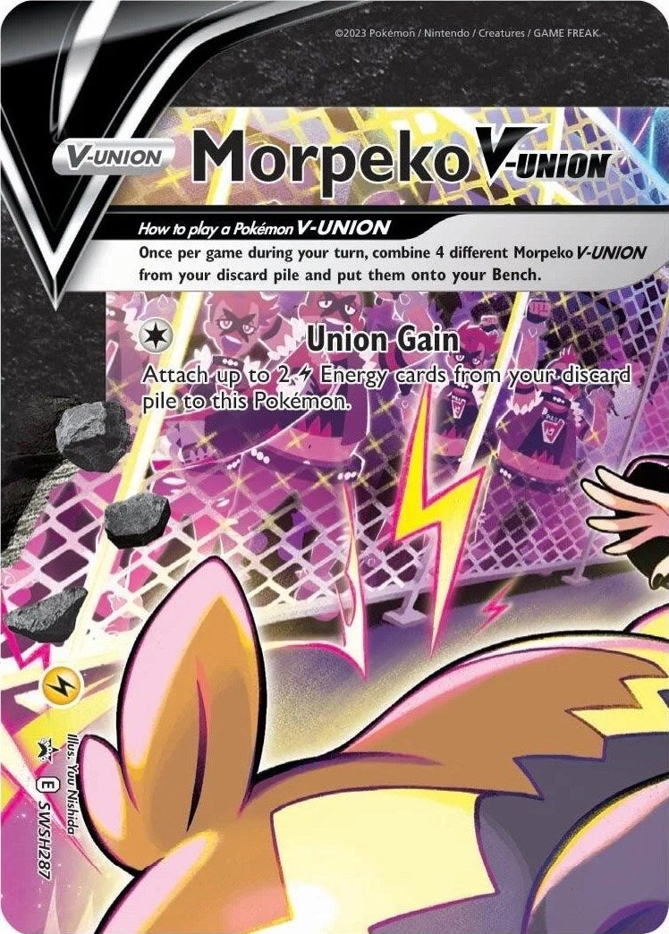 Morpeko V-Union (SWSH287) [Sword & Shield: Black Star Promos] | Dumpster Cat Games