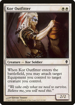 Kor Outfitter [Zendikar] | Dumpster Cat Games