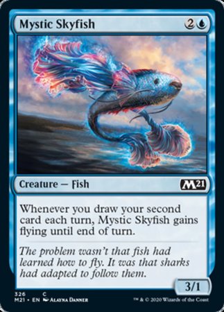 Mystic Skyfish [Core Set 2021] | Dumpster Cat Games