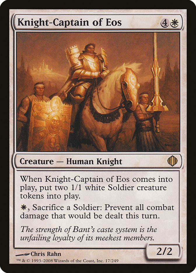 Knight-Captain of Eos [Shards of Alara] | Dumpster Cat Games