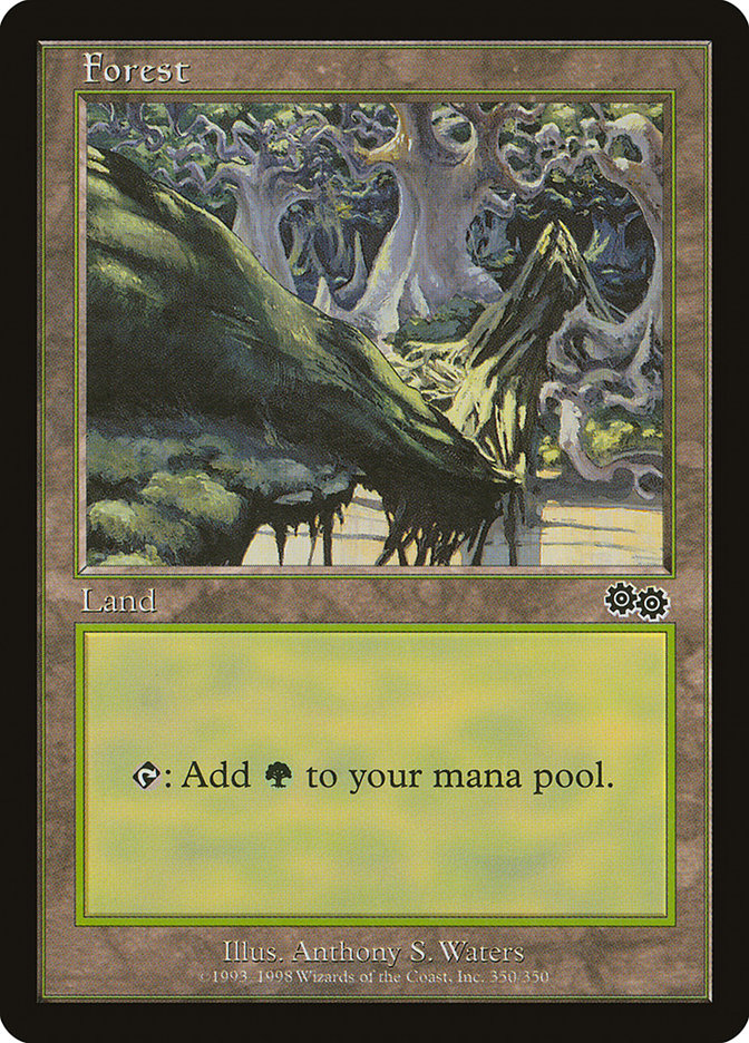 Forest (350) [Urza's Saga] | Dumpster Cat Games