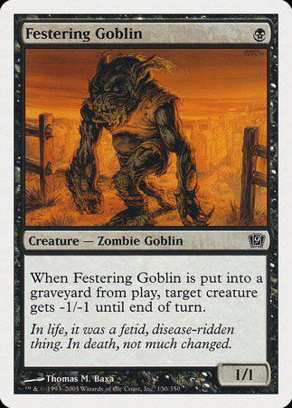 Festering Goblin [Ninth Edition] | Dumpster Cat Games