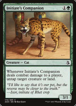 Initiate's Companion [Amonkhet] | Dumpster Cat Games