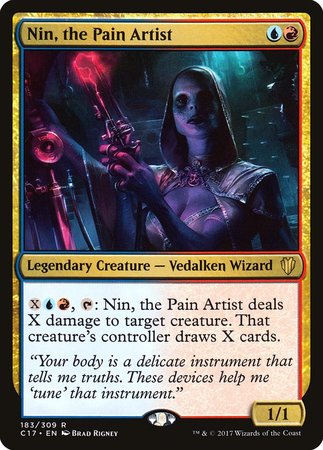 Nin, the Pain Artist [Commander 2017] | Dumpster Cat Games