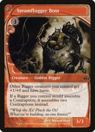 Steamflogger Boss [Future Sight] | Dumpster Cat Games