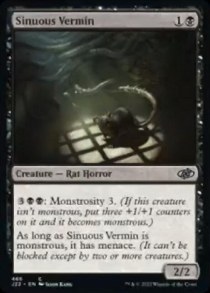 Sinuous Vermin [Jumpstart 2022] | Dumpster Cat Games