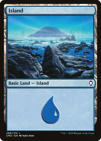 Island (288) [Commander Anthology Volume II] | Dumpster Cat Games