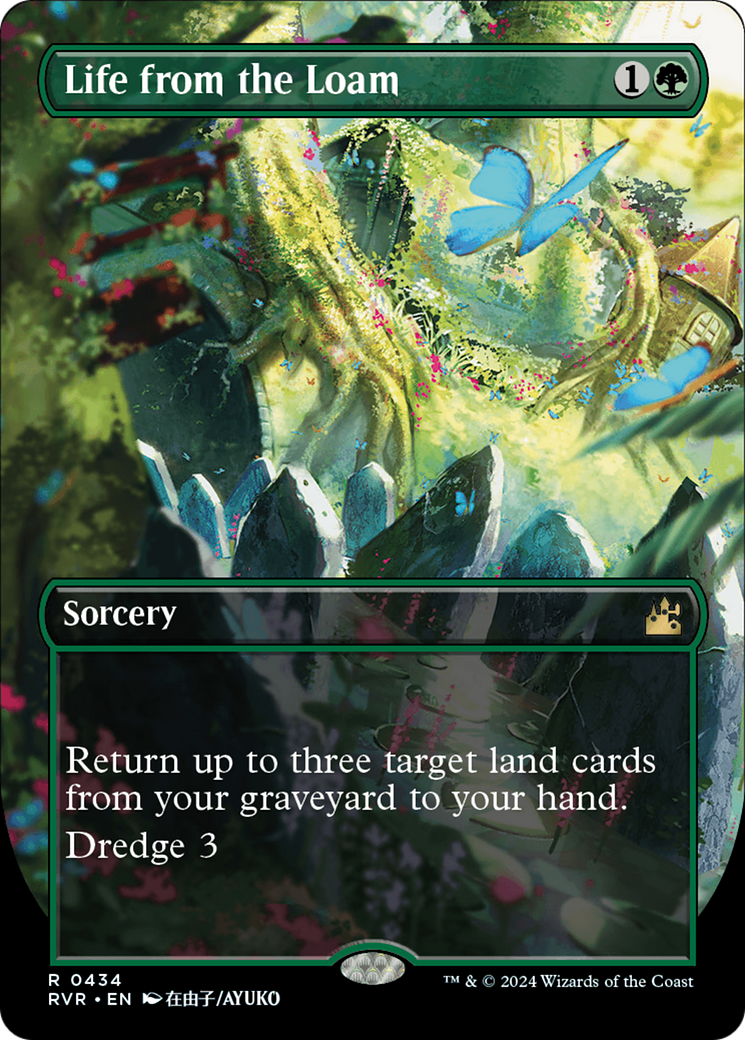 Life from the Loam (Anime Borderless) [Ravnica Remastered] | Dumpster Cat Games