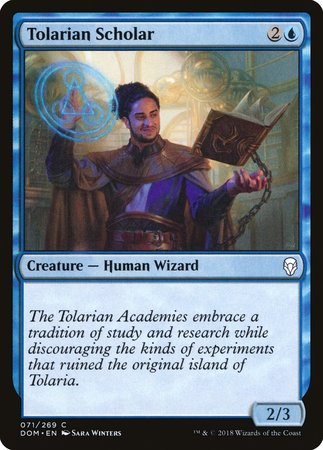 Tolarian Scholar [Dominaria] | Dumpster Cat Games