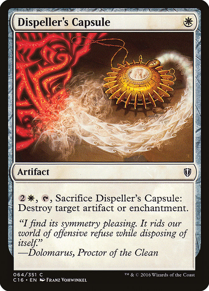 Dispeller's Capsule [Commander 2016] | Dumpster Cat Games