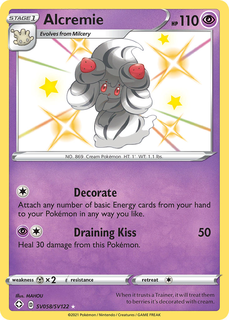 Alcremie (SV058/SV122) [Sword & Shield: Shining Fates] | Dumpster Cat Games