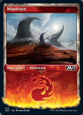 Mountain (Showcase) [Core Set 2021] | Dumpster Cat Games