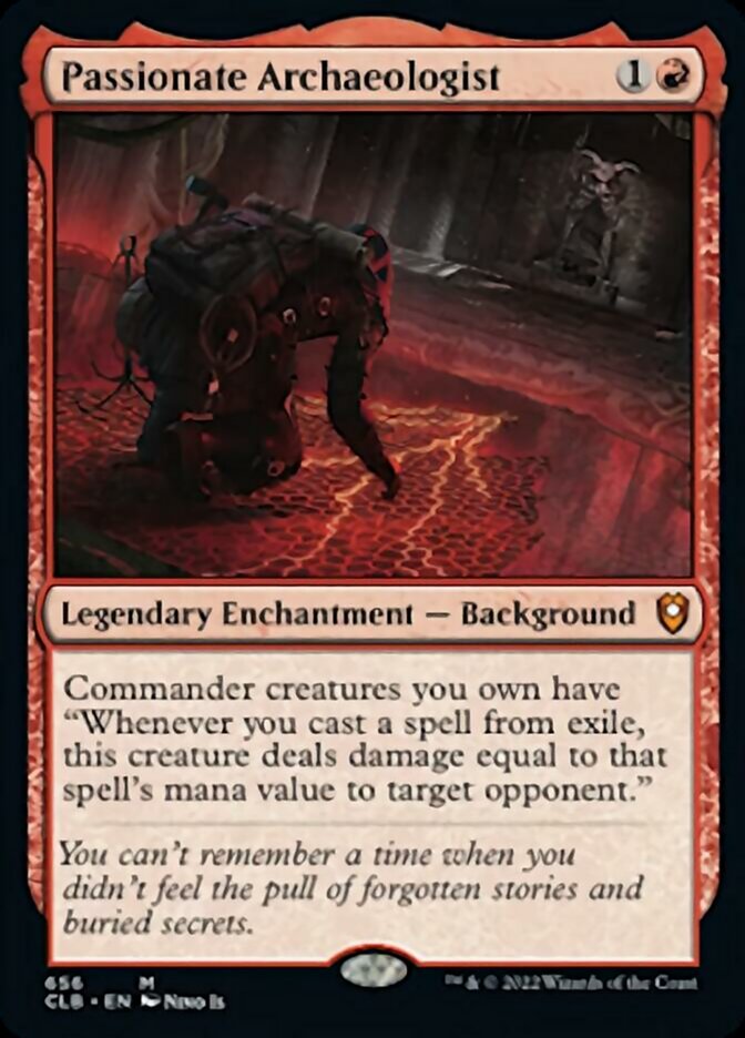 Passionate Archaeologist [Commander Legends: Battle for Baldur's Gate] | Dumpster Cat Games