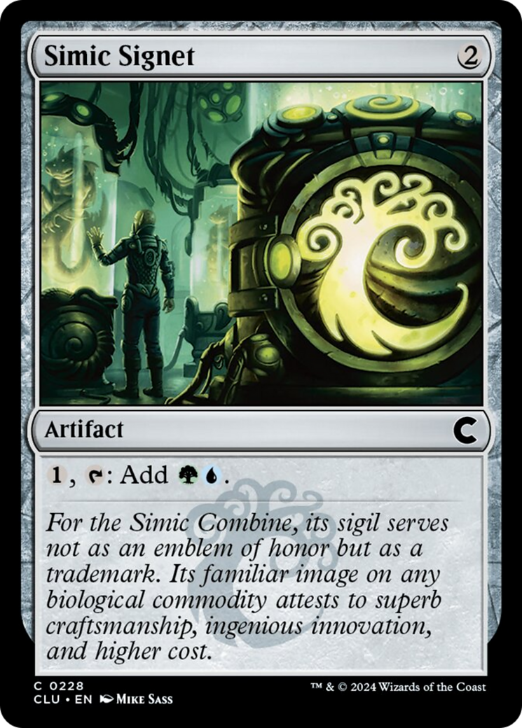 Simic Signet [Ravnica: Clue Edition] | Dumpster Cat Games