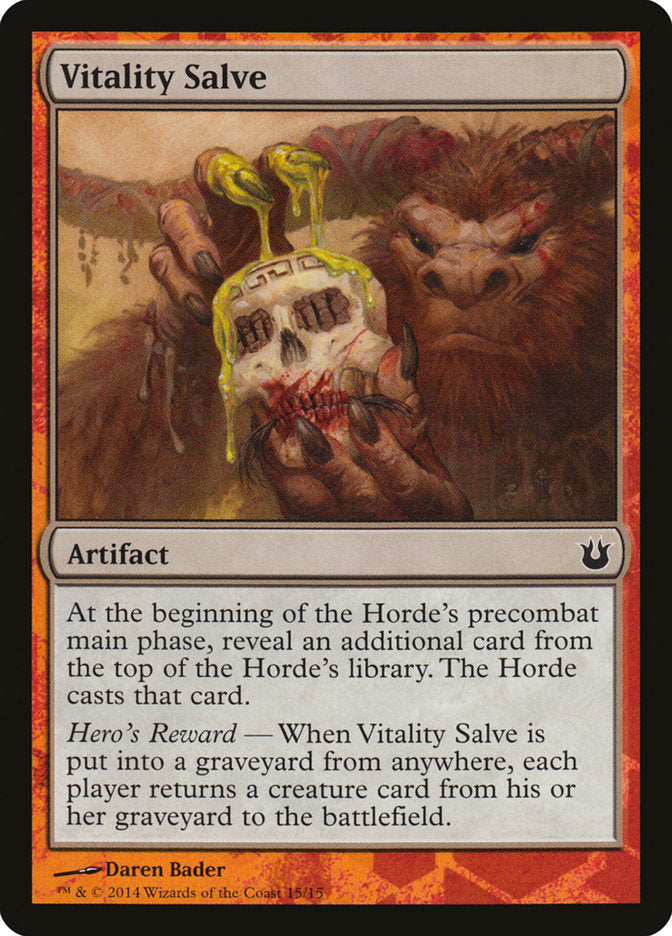 Vitality Salve [Born of the Gods Battle the Horde] | Dumpster Cat Games