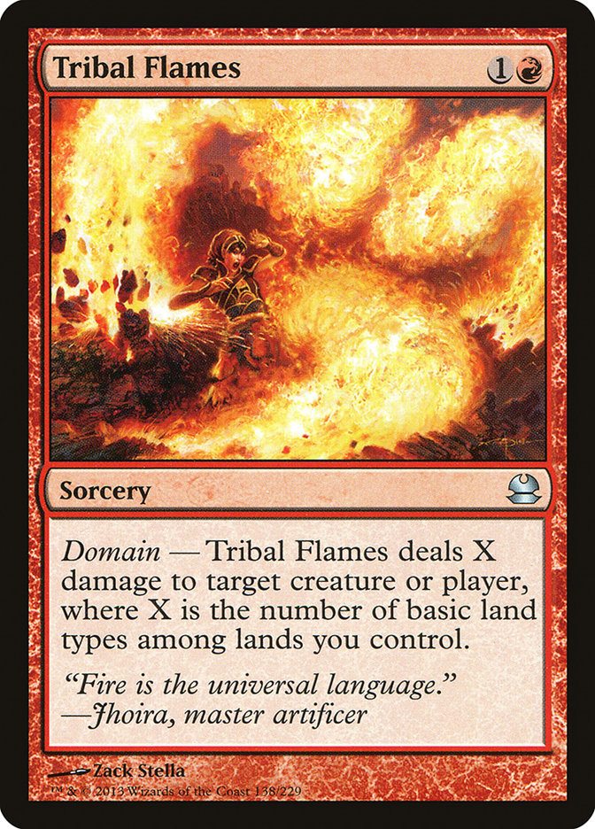 Tribal Flames [Modern Masters] | Dumpster Cat Games