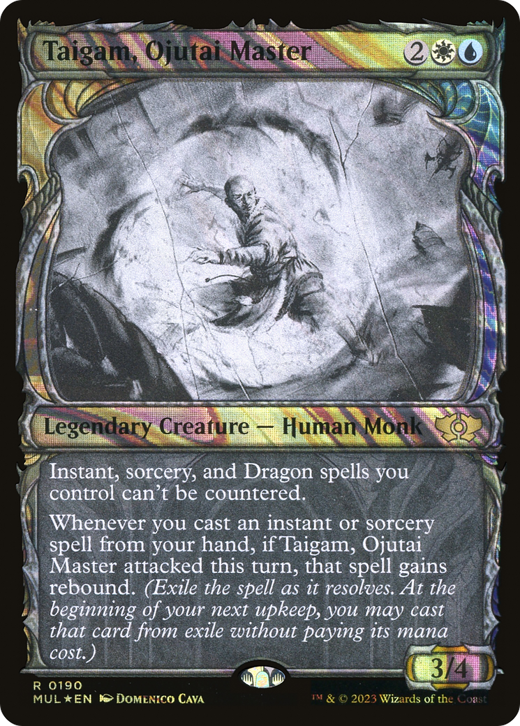 Taigam, Ojutai Master (Halo Foil) [Multiverse Legends] | Dumpster Cat Games