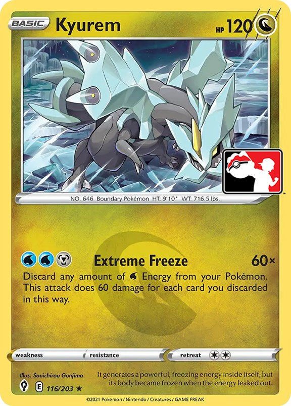 Kyurem (116/203) [Prize Pack Series One] | Dumpster Cat Games