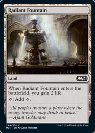 Radiant Fountain [Core Set 2021] | Dumpster Cat Games