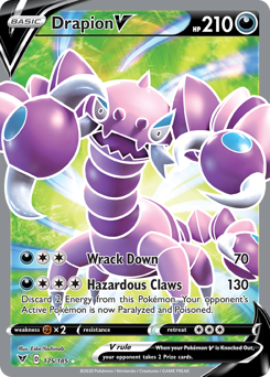 Drapion V (175/185) [Sword & Shield: Vivid Voltage] | Dumpster Cat Games
