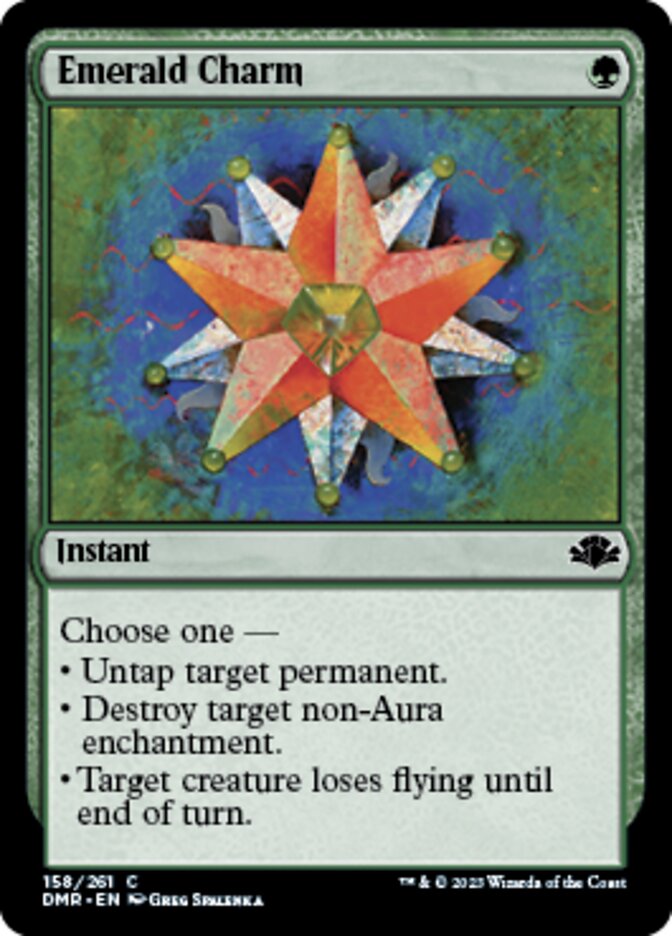 Emerald Charm [Dominaria Remastered] | Dumpster Cat Games