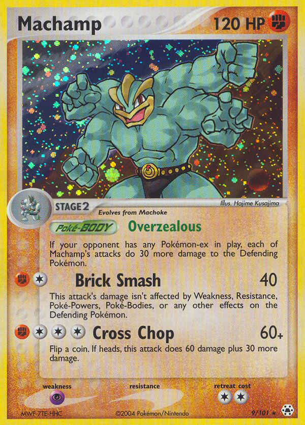 Machamp (9/101) [EX: Hidden Legends] | Dumpster Cat Games