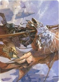 Sea Gate Banneret Art Card [Zendikar Rising Art Series] | Dumpster Cat Games