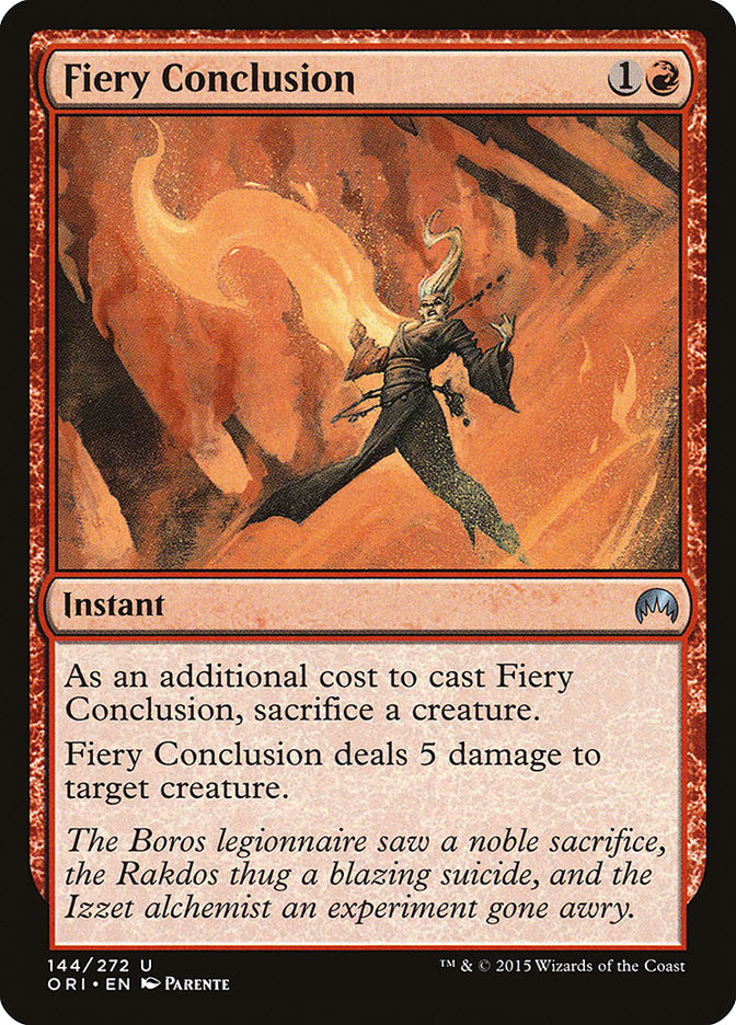 Fiery Conclusion [Magic Origins] | Dumpster Cat Games