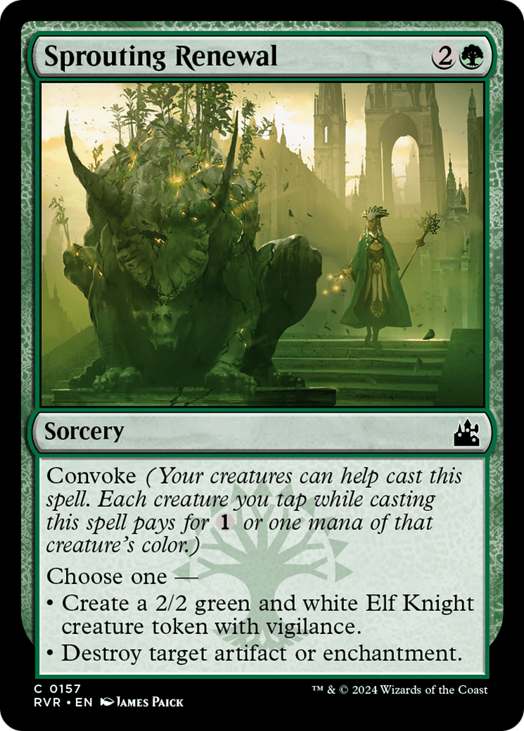 Sprouting Renewal [Ravnica Remastered] | Dumpster Cat Games