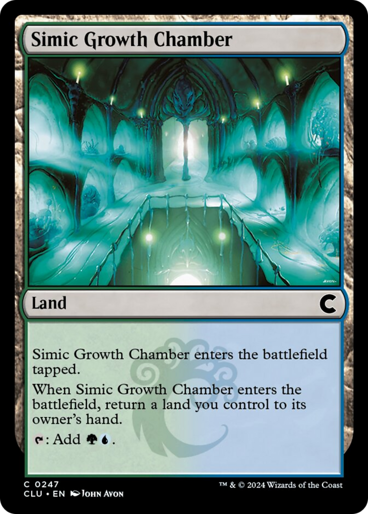 Simic Growth Chamber [Ravnica: Clue Edition] | Dumpster Cat Games
