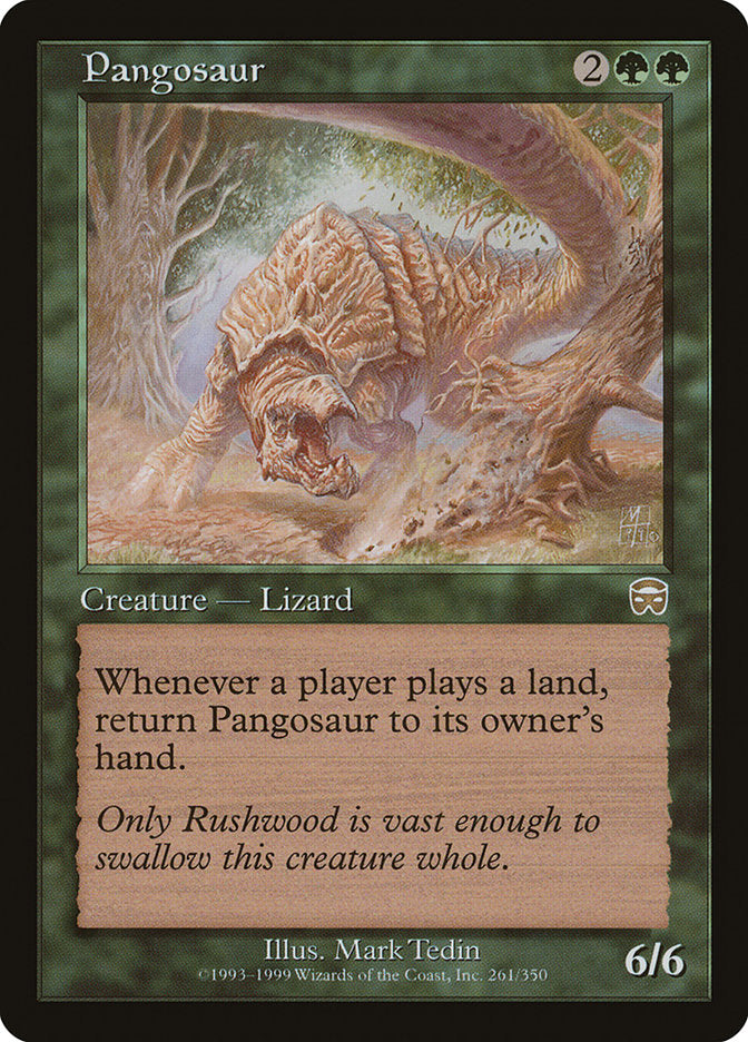 Pangosaur [Mercadian Masques] | Dumpster Cat Games