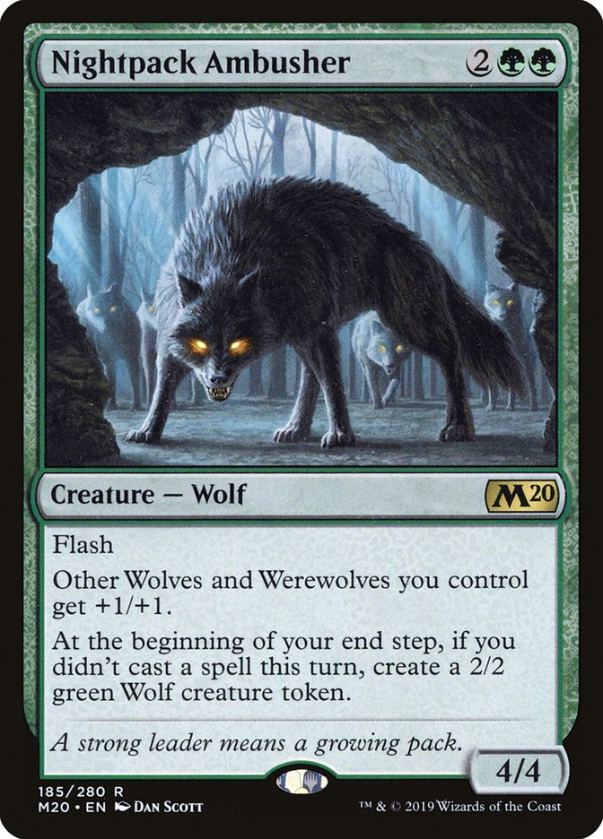Nightpack Ambusher [Core Set 2020] | Dumpster Cat Games