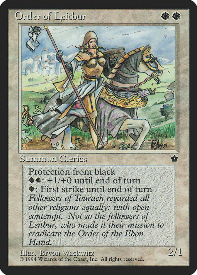 Order of Leitbur (Horse Facing Right) [Fallen Empires] | Dumpster Cat Games