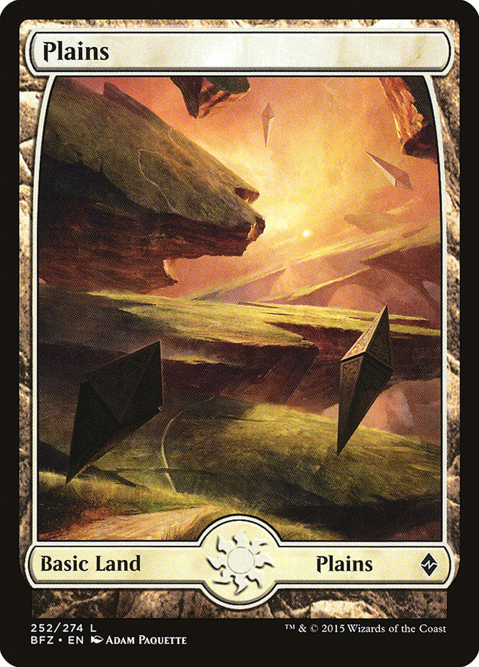 Plains (252) [Battle for Zendikar] | Dumpster Cat Games