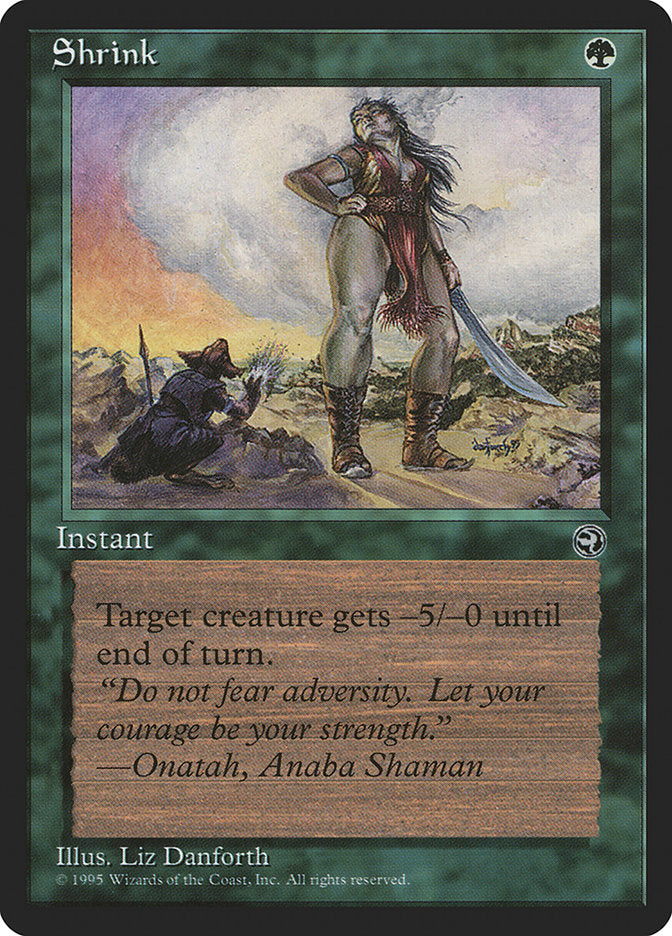 Shrink (Onatah Flavor Text) [Homelands] | Dumpster Cat Games
