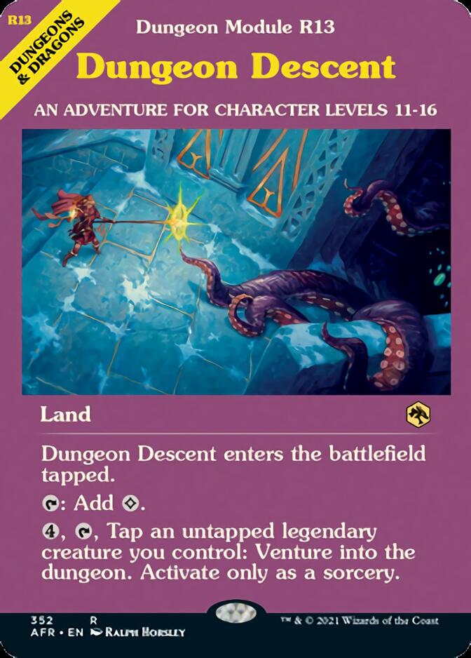 Dungeon Descent (Dungeon Module) [Dungeons & Dragons: Adventures in the Forgotten Realms] | Dumpster Cat Games