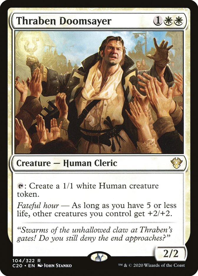Thraben Doomsayer [Commander 2020] | Dumpster Cat Games