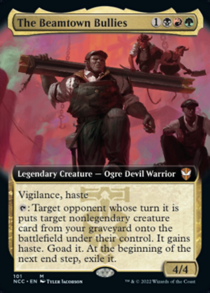 The Beamtown Bullies (Extended Art) [Streets of New Capenna Commander] | Dumpster Cat Games