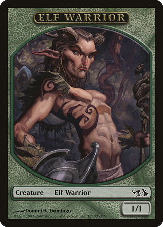 Elf Warrior Token [Duel Decks: Elves vs. Goblins Tokens] | Dumpster Cat Games