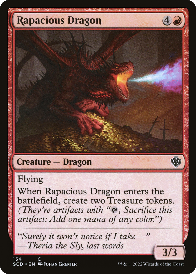 Rapacious Dragon [Starter Commander Decks] | Dumpster Cat Games