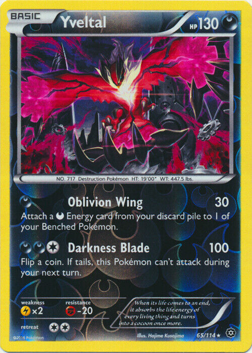 Yveltal (65/114) [XY: Steam Siege] | Dumpster Cat Games