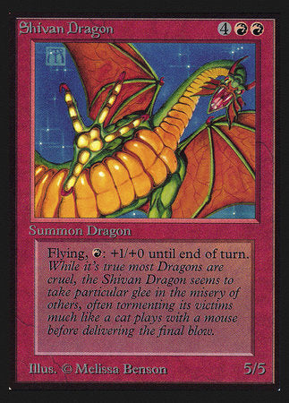 Shivan Dragon (CE) [Collectors’ Edition] | Dumpster Cat Games