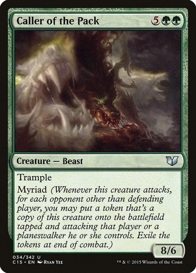 Caller of the Pack [Commander 2015] | Dumpster Cat Games