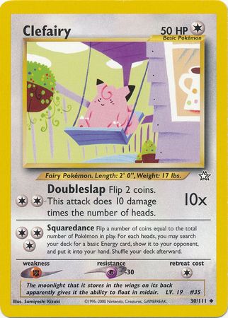 Clefairy (30/111) [Neo Genesis Unlimited] | Dumpster Cat Games